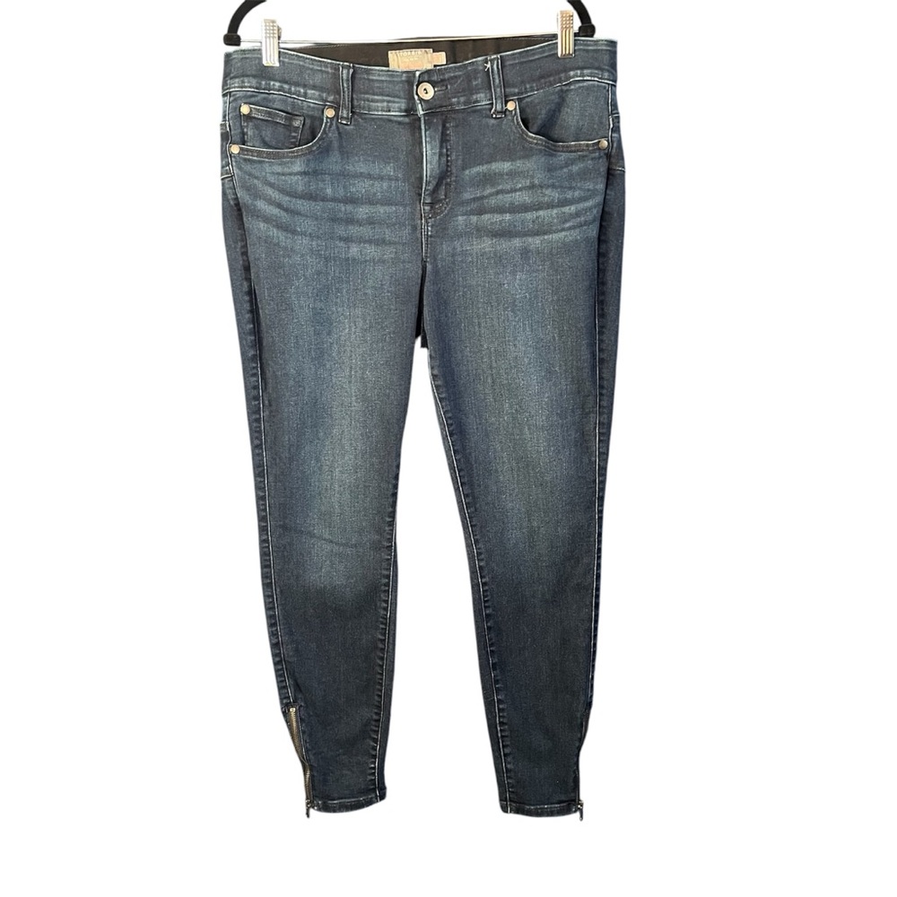 Torrid Women's Blue Denim Stretch Waist Skinny Jeans Size 16T